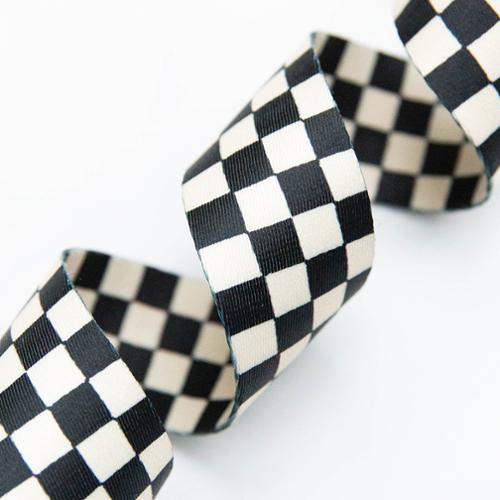 Checker Webbing Black/Natural 1.5" - Stitch Supply Co. | Moda