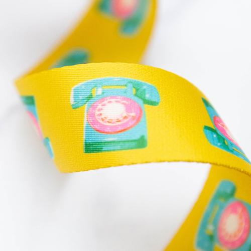 Telephones Webbing 1.5" - Stitch Supply Co. | Moda