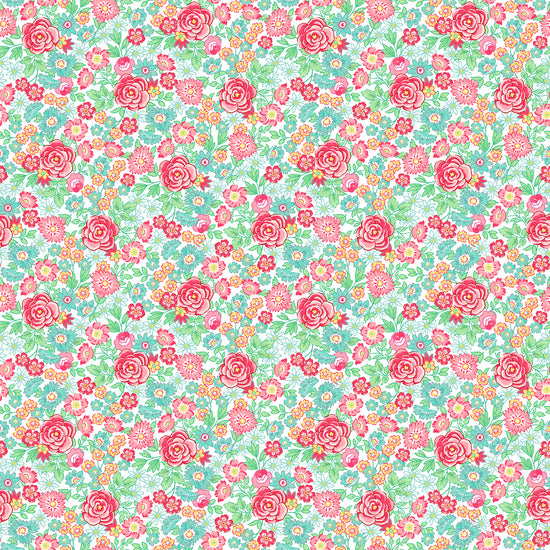 Northcott Quilting In Bloom - Large Rose