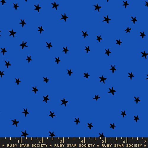 Starry Blue Ribbon - Ruby Star Society | Moda