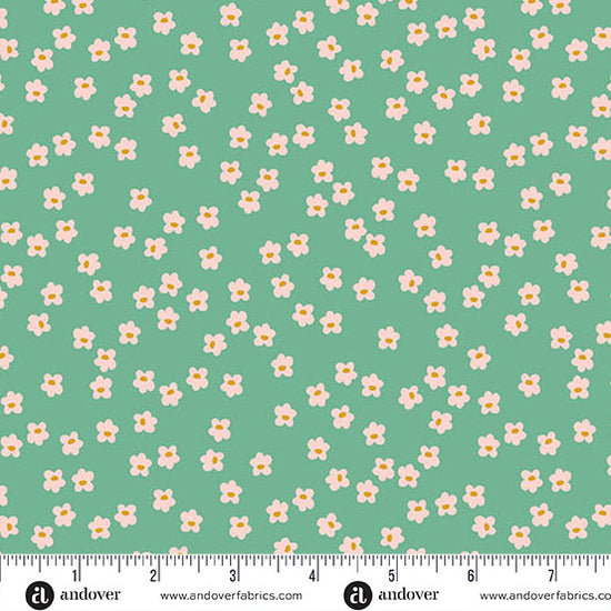 Andover Fabrics Bloom and Sew - Tiny Blooms Emerald