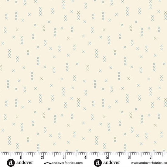 Andover Fabrics Sewing Bird - Cross Stitch Buttercream