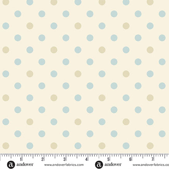 Andover Fabrics Sewing Bird - Pearls Cream