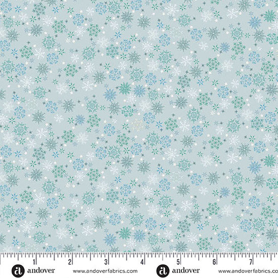 Andover Fabrics Country Christmas - Frosty Blue