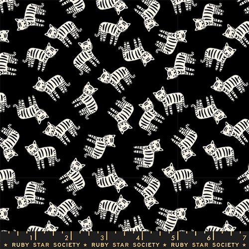 Meow Black - 1-800-Calico by Alexia Marcelle-Abegg for Ruby Star Society | Moda