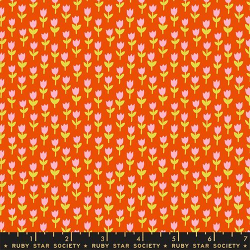 Tulips Warm Red - 1-800-Calico by Alexia Marcelle-Abegg for Ruby Star Society | Moda