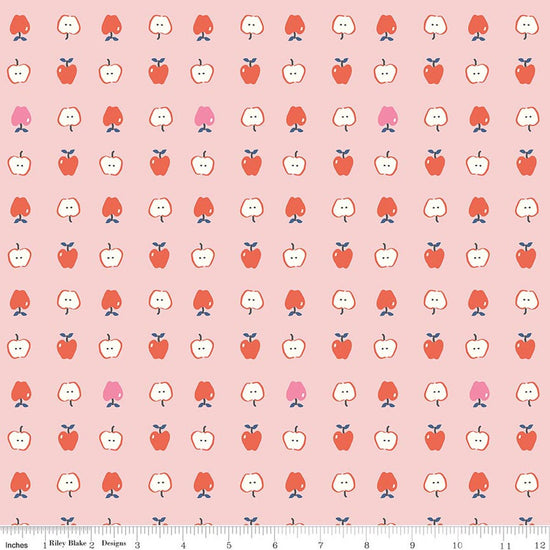 Apples - Pink | Cotton Nook by Minki Kim | Riley Blake Designs