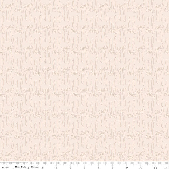 Bows Latte - Charmed & Treasured by Kassidy Grace | Riley Blake Designs