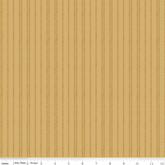 Stripes Gold - Worth Repeating by Sandy Gervais | Riley Blake Designs