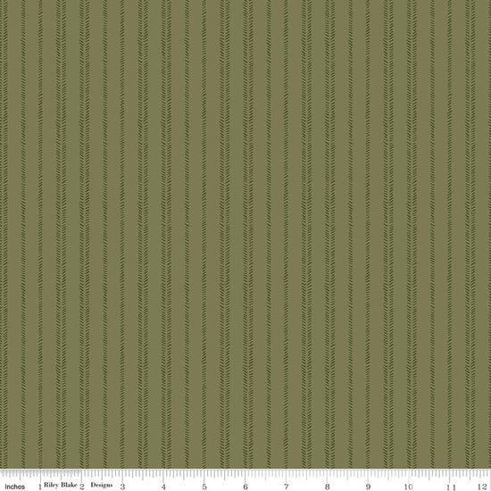 Stripes Green - Worth Repeating by Sandy Gervais | Riley Blake Designs