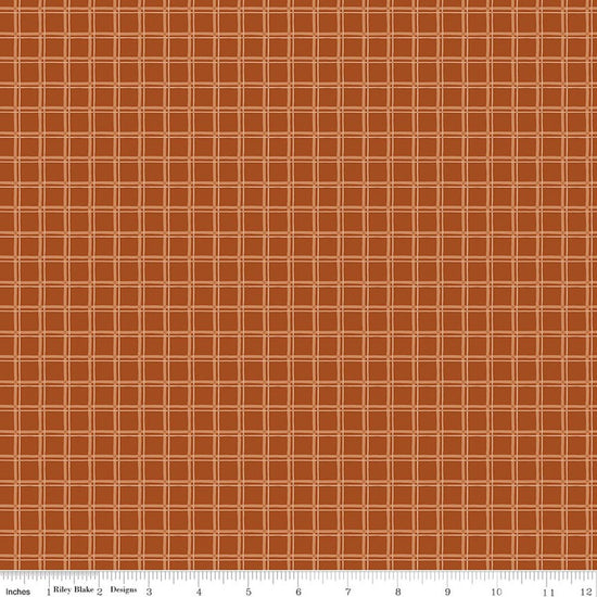 Plaid Rust - Worth Repeating by Sandy Gervais | Riley Blake Designs