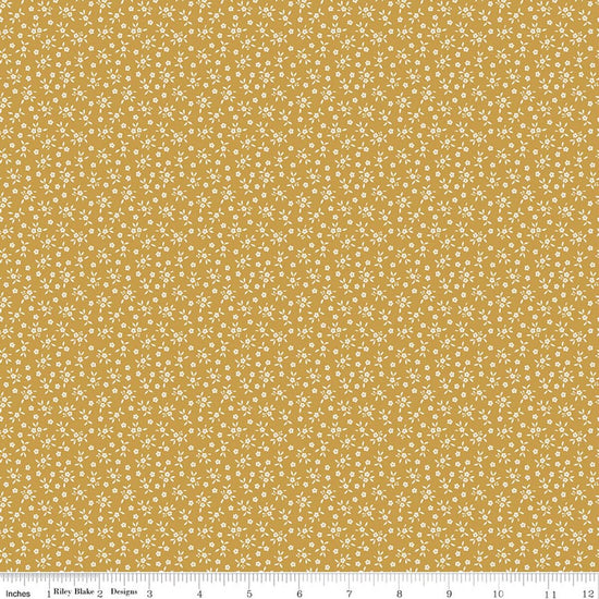 Ditsy Gold - Worth Repeating by Sandy Gervais | Riley Blake Designs