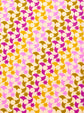 Cotton precut 50 x 70 cm - Zellige rose | Petit Pan