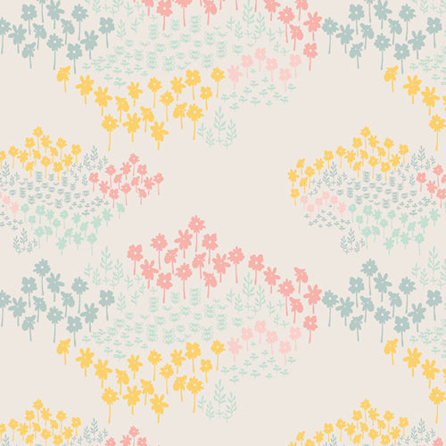 Flutterby Flowers - Daydream by Patty Basemi | Art Gallery Fabrics