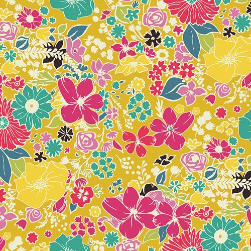 Fashion Scent Abloom - Fusions Abloom by Bari J. | Art Gallery Fabrics