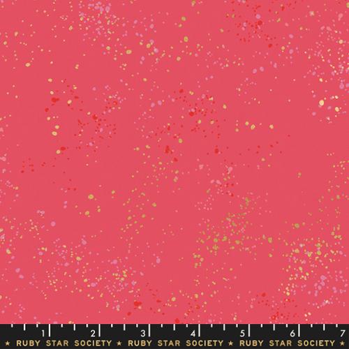 Speckled Metallic Strawberry - Ruby Star Society | Moda