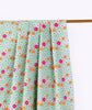 Cotton precut 50 x 70 cm - Fleurs des îles vert d&