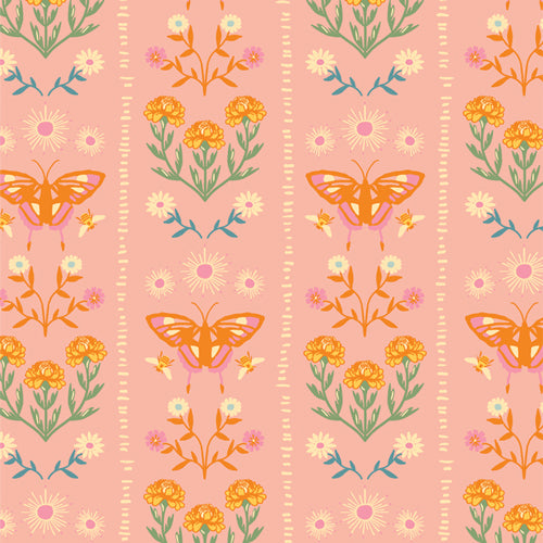 Annual Migration - Marigold by Maureen Cracknell | Art Gallery Fabrics