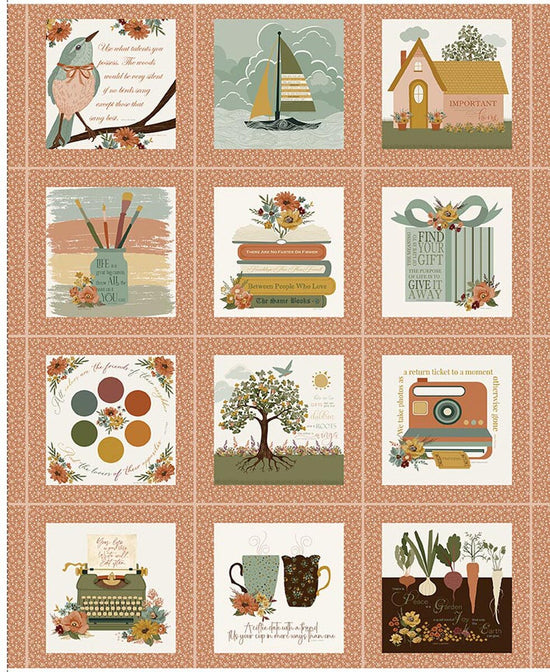Worth Repeating 35 1/2" x 43 1/2" Panel by Sandy Gervais | Riley Blake Designs