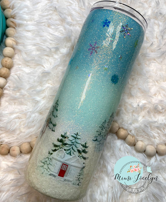 RTS - WINTER WONDERLAND SCENE TUMBLER